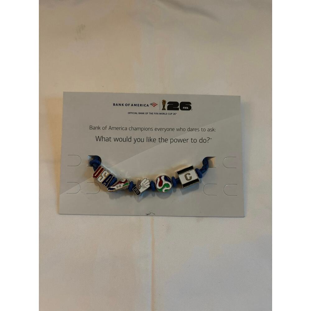 FIFA 2026 USA Charm Bracelet Large